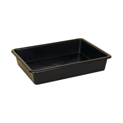 5 Star Evo Recycled Deep Spill Tray 645x495x120mm Black FS640987