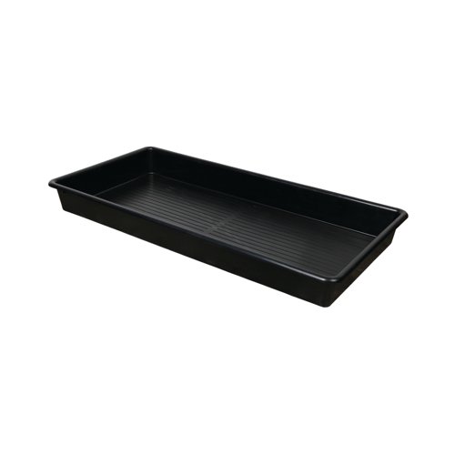 5 Star Evo Recycled Deep Spill Tray 1200x600x120mm Black FS641090