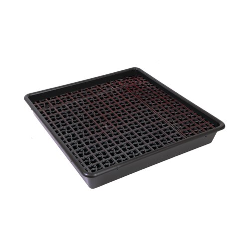5 Star Evo Rcyc Spill Tray with Removable Grid 4x25L Black FS641465