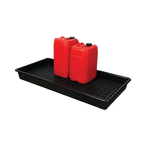 5 Star Evo Rcyc Spill Tray with Removable Grid 8x25L Black FS641670