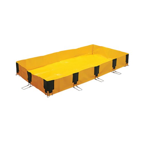 5 Star InstaBund Pool 4 Corner/8 Side 1000x2000x250mm Yellow FS642349