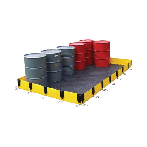 5 Star InstaBund Pool 4 Corner/18 Side 2500x3000x250mm Yellow FS642516