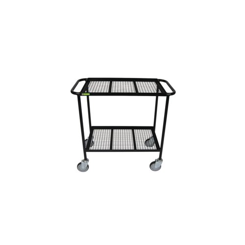 5 Star Mobile Shelf Trolley with Mesh Shelves 950x450x900mm FS644237