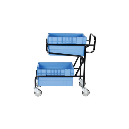 5 Star Mob Container Trolley +2 Containers 1100x410x915mm FS644398