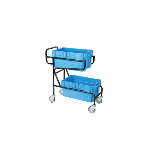5 Star Mob Container Trolley +2 Containers 1100x410x915mm FS644398