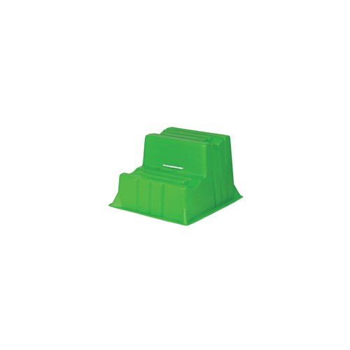 5 Star 2 Tread Industrial Steps PE Green 510x600x370mm FS645845