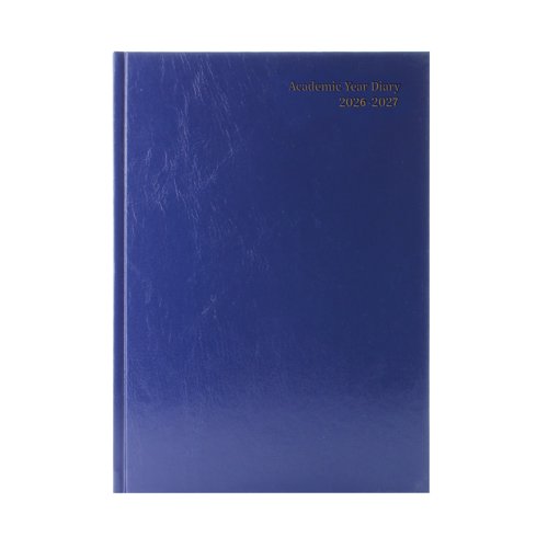 5 Star Academic Diary Week To View A5 Blue 2026-2027 KF3A5ABU26