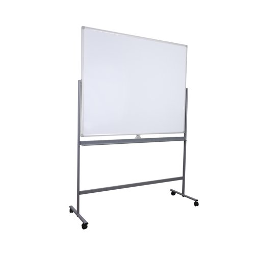 5 Star 1500 x 1200mm Mobile Double Sided Magnetic Whiteboard FS668152
