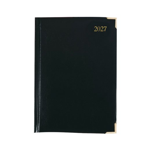 Executive Diary Day Per Page A5 Black 2027