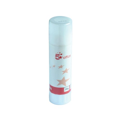 5 Star Glue Stick Solid Medium 20g (Pack of 15) FS668923