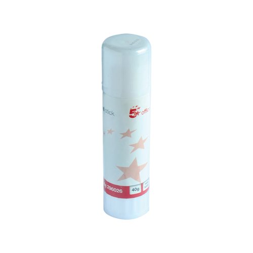 5 Star Glue Stick Solid Large 40g (Pack of 15) FS668929