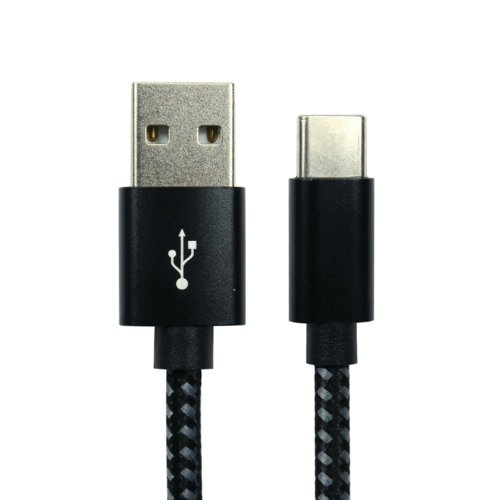 5 Star USB-A-USB-C Data and Charge Braided Cable 60w Black 2m FS675251