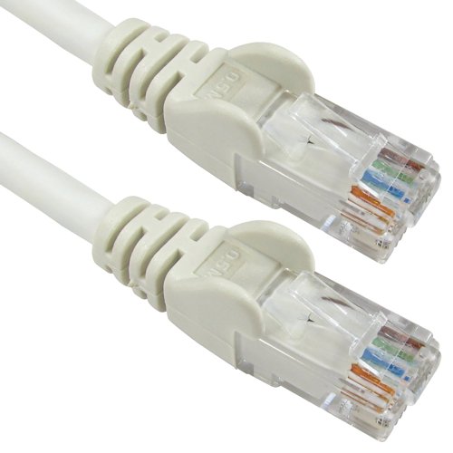 5 Star RJ45 Cable LSOH Moulded Network Cable Cat6 White 2m FS676310