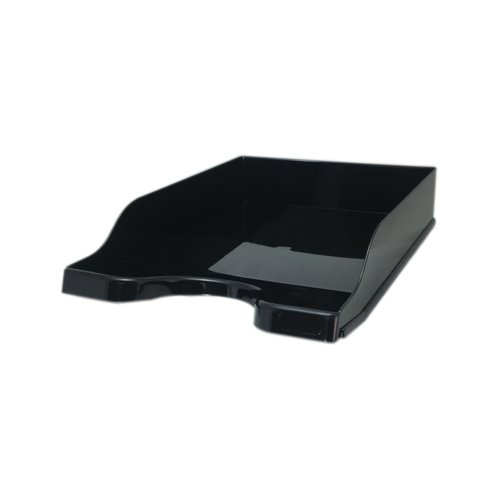 5 Star Self Stacking Letter Tray Black FS676658