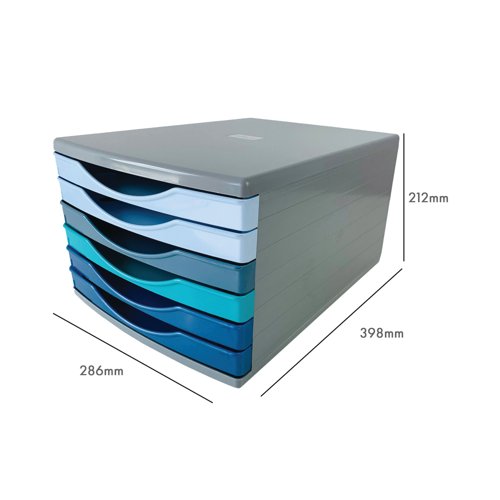 FS676750 | Introducing the 5 Star Desk Drawer Set featuring 6 x 30mm drawers. This is stylish storage solution perfect for offices, public buildings, home offices and individuals.