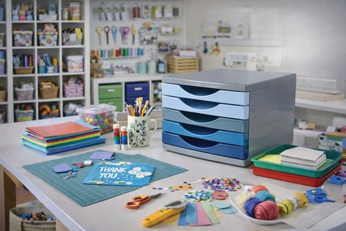 FS676750 | Introducing the 5 Star Desk Drawer Set featuring 6 x 30mm drawers. This is stylish storage solution perfect for offices, public buildings, home offices and individuals.