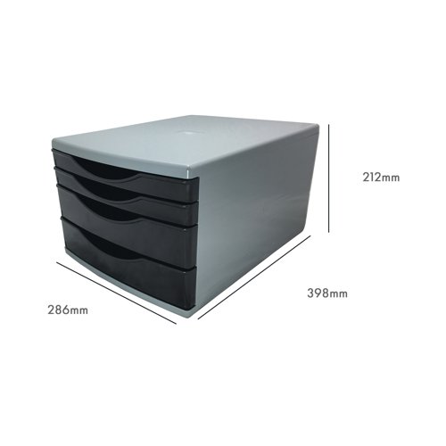 FS676762 | Introducing the 5 Star Desk Drawer Set featuring 2 x 30mm and 2 x 60mm drawers. This is stylish storage solution perfect for offices, public buildings, home offices and individuals.