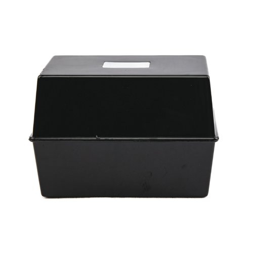 FS676812 | Introducing the 5 Star 6x4 inch Card Index Storage Box. Perfect for storing and organising all your important information, the 5 Star Card Index Box will make your life easier. Whether you're organising alphabetically or by subjects, this traditional style box makes it quick and easy to access your records. Perfect for storing and organising revision flash cards.