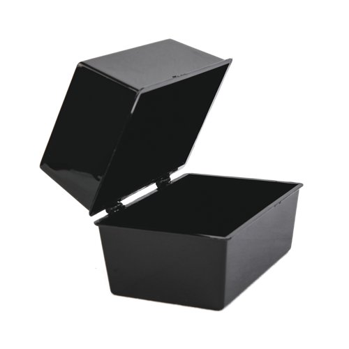 5 Star Card Index Box 8x5 Inch Black FS676891
