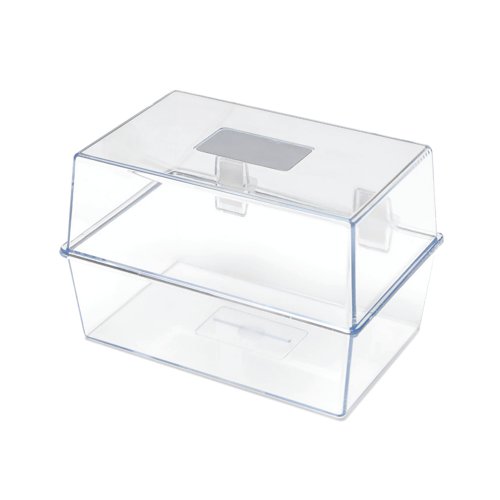 5 Star Card Index Box 5x3 Inch Crystal FS676954