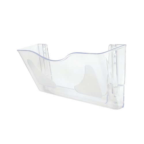 5 Star 3 Pocket Wall Literature Holder A4 Landscape with Wall Fixings and Hanging Bracket FS677467