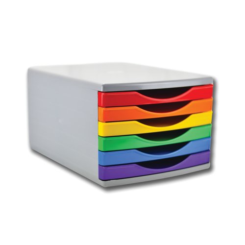 5 Star 6 Drawer Tower 6x30mm 180mm Rainbow FS677826