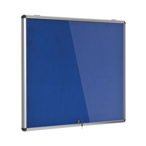 5 Star Glazed Fire Retardant Noticeboard 15x A4 Sheets Blue FS679338