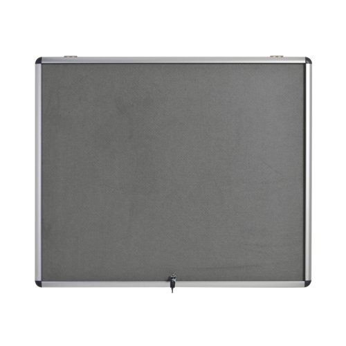 5 Star Glazed Fire Retardant Noticeboard 8x A4 Sheets Grey FS679347