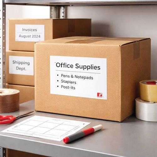 FS679603 | Compact A4 sheet labels for everyday office retail and warehouse labelling. Ideal for file tabs pricing barcodes asset labels and small product identification. Designed for sharp results on laser copier and mono inkjet printers.