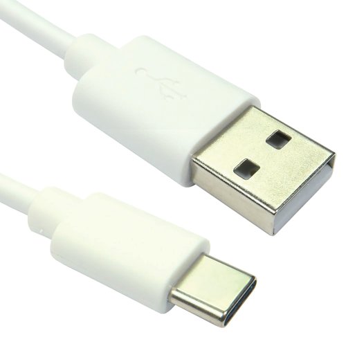 5 Star USB-C to USB-A Cable 480 MBPS 15W 1m White FS687017