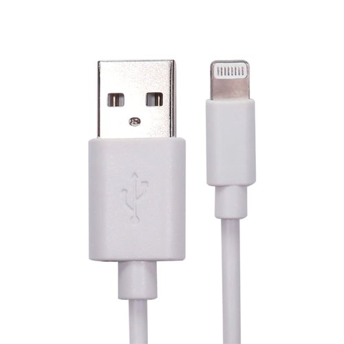 5 Star USB 2 to Lightning Cable MFI Certified 2m White FS687035