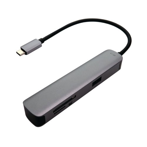 5 Star Type-C to HDMI (4K/60Hz) /USB-A x2/SD/TF DP1.4 Alt FS687056