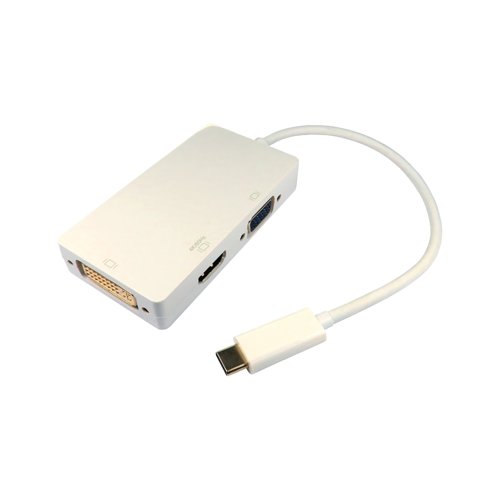 5 Star USB-C 3.0 to HDMI DVI and VGA Adapter FS687066