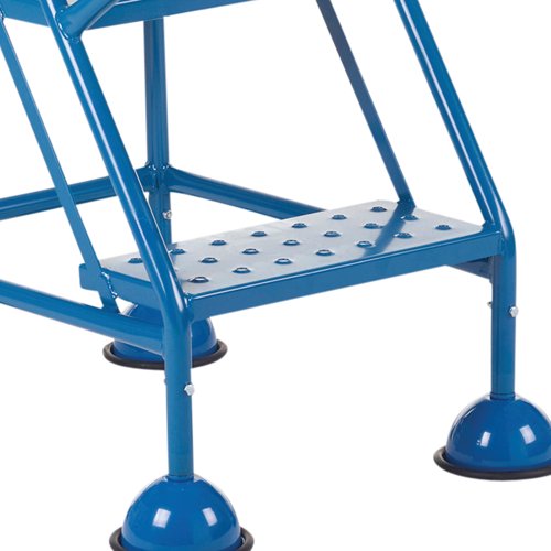 5 Star UK Domed Feet Punched 2 Tread Steps Blue FS687549