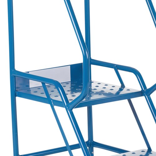 5 Star UK Domed Feet Punched 5 Tread Steps Blue FS687644