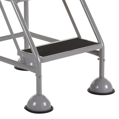 5 Star UK Domed Feet Anti-Slip 3 Tread Steps Grey FS687749