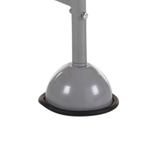 5 Star UK Domed Feet Anti-Slip 5 Tread Steps Grey FS687754