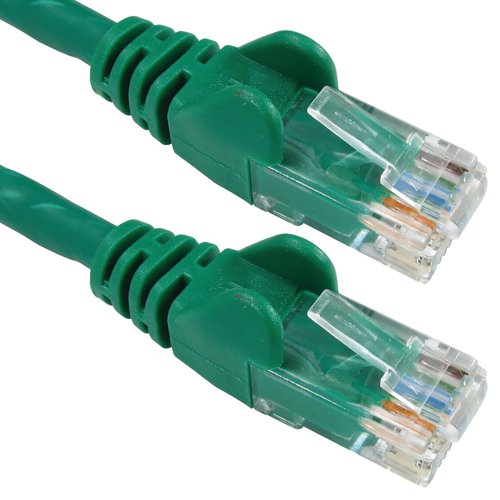 5 Star Network 6 LSOH Moulded Patch Lead 0.5m Green FS711336