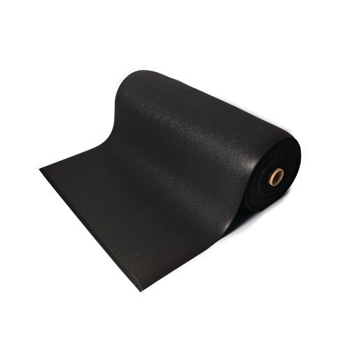 5 Star Anti-Fatigue Textured Top Mat 0.9 x 18.3m Black FS712634