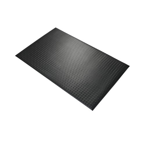 5 Star Anti-Fatigue Diamond Mat 0.9 x 1.5m Black FS712650