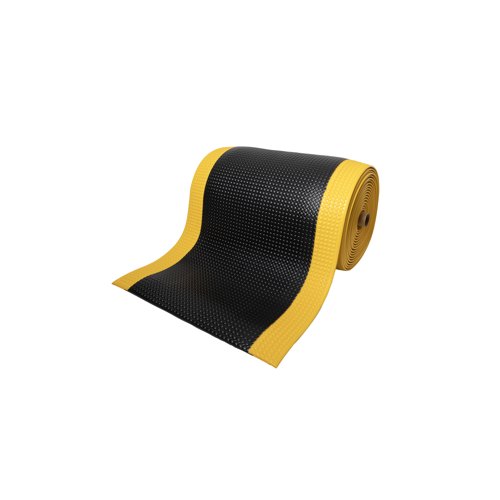 5 Star Anti-Fatigue Premium Bubble Mat 0.9 x 1m Black/Yellow FS712681