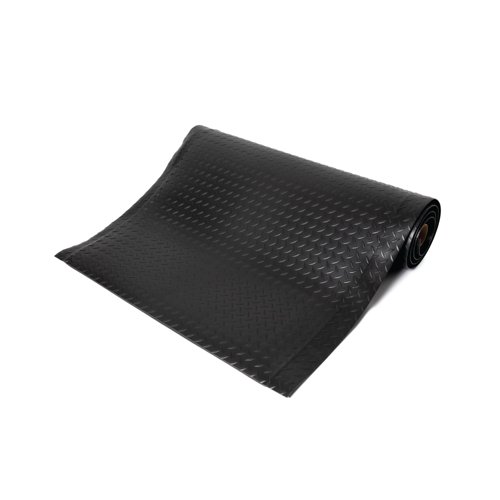 5 Star Anti-Fatigue Deckplate Mat 0.6 x 18.3m Black FS712692