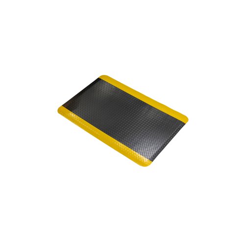 5 Star Anti-Fatigue Deckplate Mat 0.9 x 1.5m Black/Yellow FS712705