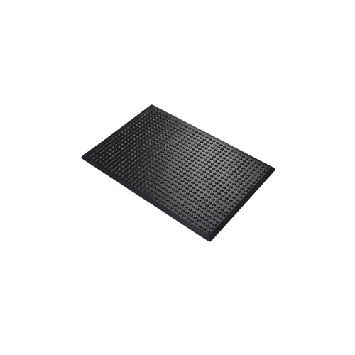 5 Star Anti-Fatigue Bubble Mat 0.6 x 0.9m Black FS712716