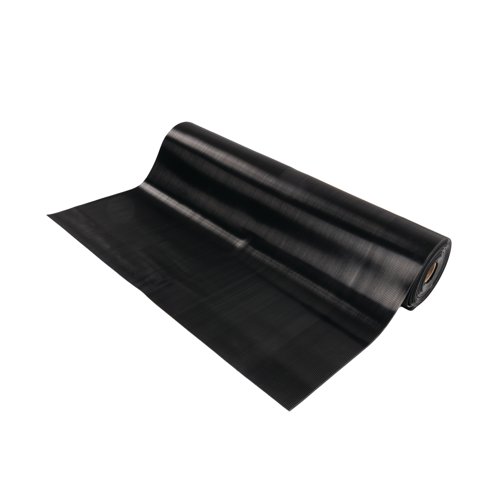 5 Star Ribbed Runner Mat 1.2m x 10m x 3mm Black FS712751