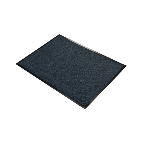 5 Star Entrance Door Mat 0.6 x 0.9m Black/Blue FS712875