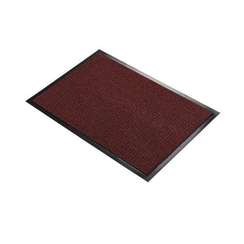 5 Star Entrance Door Mat 0.9 x 1.5m Black/Red FS712882