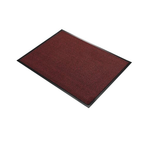 5 Star Entrance Door Mat 1.2 x 1.8m Black/Red FS712883