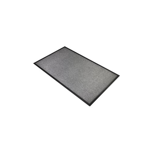 5 Star Super Dry Entrance Door Mat 0.9 x 1.5m Grey FS712936