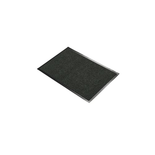 5 Star Heavy Duty Ribbed Door Mat 0.6 x 0.9m Green FS712944